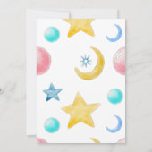 Eine kleine, süße Babydusche Einladung (Rückseite)