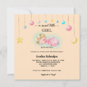 Eine kleine, süße Babydusche Einladung (Vorderseite)