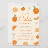 Eine kleine Süsse Babydusche Einladung (Vorderseite)