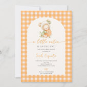 Eine kleine Süsse Babydusche Einladung (Vorderseite)