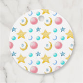 Eine kleine, süße Babydusche Geschenkanhänger (Rückseite)