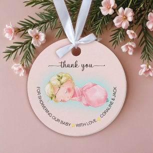 Eine kleine, süße Babydusche Geschenkanhänger