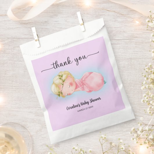 Eine kleine, süße Babydusche Geschenktütchen (Ausgeschnitten)
