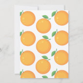 Eine kleine Süsse, Babydusche, geschlechtsneutral, Einladung (Rückseite)