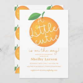 Eine kleine Süsse, Babydusche, geschlechtsneutral, Einladung