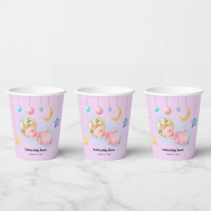 Eine kleine, süße Babydusche Pappbecher