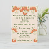 Eine kleine Süsse befindet sich auf dem Weg nach O Einladung (Stehend Vorderseite)