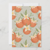 Eine kleine Süsse befindet sich auf dem Weg nach O Einladung (Rückseite)