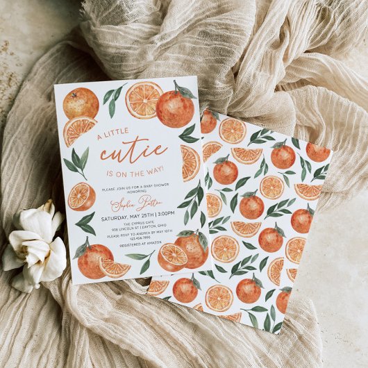 Eine kleine Süsse befindet sich auf dem Weg zur Ba Einladung