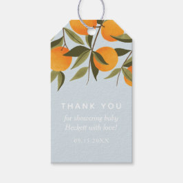 Eine kleine Süsse befindet sich auf der Way Baby D Geschenkanhänger