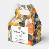 Eine kleine Süsse befindet sich auf der Way Citrus Geschenkschachtel (Rückseite)