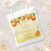 Eine kleine Süsse Citrus Watercolor Babydusche Geschenktütchen (Ausgeschnitten)