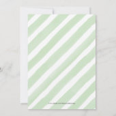 Eine kleine Süsse Clementine Gender Neutral SHOWER Einladung (Rückseite)