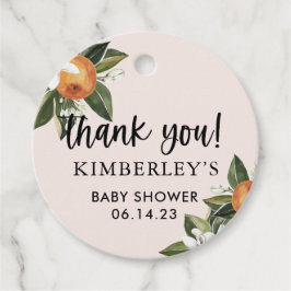 Eine kleine Süsse Clementine Girl BABY Duschkabine Geschenkanhänger