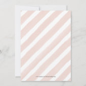 Eine kleine Süsse Clementine Orange Girl BABY SHOW Einladung (Rückseite)