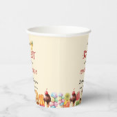 Eine kleine süße Dusche ist auf dem Weg zur Eiscre Pappbecher (Rechts)