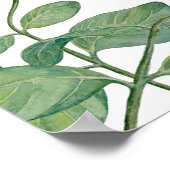 Eine kleine süße Erbse ist unterwegs! Babyparty Poster (Ecke)