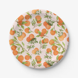 Eine kleine Süsse Gemusterte Babydusche Pappteller