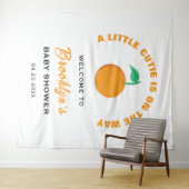 Eine kleine Süsse Geschlecht neuronale Babydusche Wandteppich (Beispiel (Horizontal))