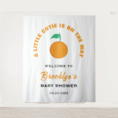 Eine kleine Süsse Geschlecht neuronale Babydusche Wandteppich (Vorderseite)