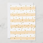 Eine kleine Süsse ist auf dem Weg Baby Dusche Einladung (Rückseite)