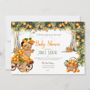 Eine kleine Süsse ist auf dem Weg Baby Shower Einl Einladung