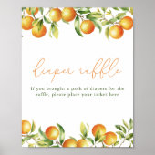 Eine kleine Süsse ist auf dem Weg Duschdusche Wind Poster (Vorne)