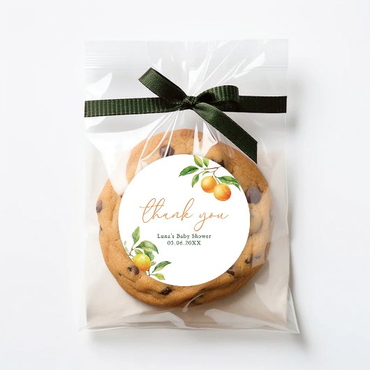 Eine kleine Süsse ist auf dem Weg Dusche Gefallen Runder Aufkleber