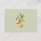 Eine kleine Süsse ist auf dem Weg Orange Books für Begleitkarte (Rückseite)