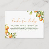 Eine kleine Süsse ist auf dem Weg Orange Books für Begleitkarte (Vorderseite)