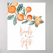 Eine kleine Süsse ist auf dem Weg Orange Bücher un Poster (Vorne)