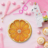 Eine kleine Süsse ist auf dem Weg Papier Teller (Party)