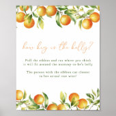 Eine kleine Süsse ist auf dem Weg zum Duschbauchsp Poster (Vorne)