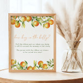 Eine kleine Süsse ist auf dem Weg zum Duschbauchsp Poster