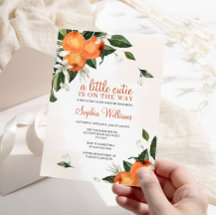 Eine kleine Süsse ist auf dem Weg zur Babydusche