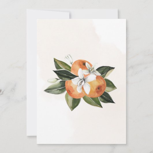 Eine kleine Süsse ist auf dem Weg zur Babydusche Einladung (Rückseite)