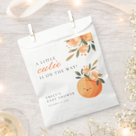 Eine kleine Süsse ist auf dem Weg zur Citrus Baby  Geschenktütchen