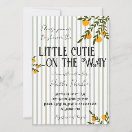 Eine kleine Süsse ist auf dem Weg zur Einladung