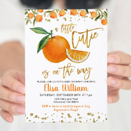 Eine kleine Süsse ist auf dem Weg zur Einladung