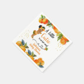 Eine kleine Süsse ist auf ihrem Way Baby Showroom Serviette (Ecke)