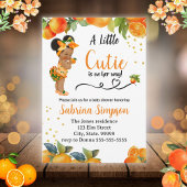 Eine kleine Süsse ist auf ihrem Weg Baby Showeinla Einladung