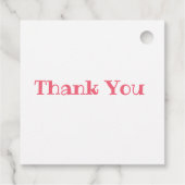 Eine kleine Süsse ist unterwegs Geschenkanhänger (Rückseite)