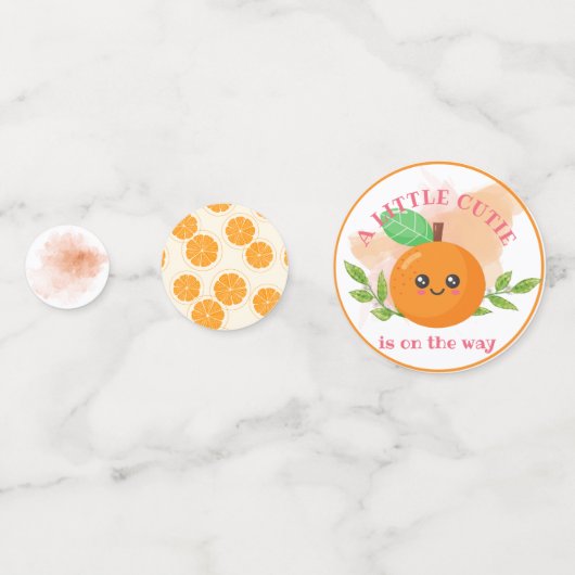 Eine kleine Süsse ist unterwegs Konfetti (Vorderseiten)