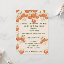 Eine kleine Süsse ist unterwegs - Orangefarbenes B