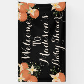 Eine kleine Süsse ist unterwegs - Orangenblussel Banner (Vertikal)