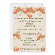 Eine kleine Süsse ist unterwegs - Orangenblussel