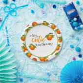 Eine kleine Süsse ist unterwegs Pappteller (Party)