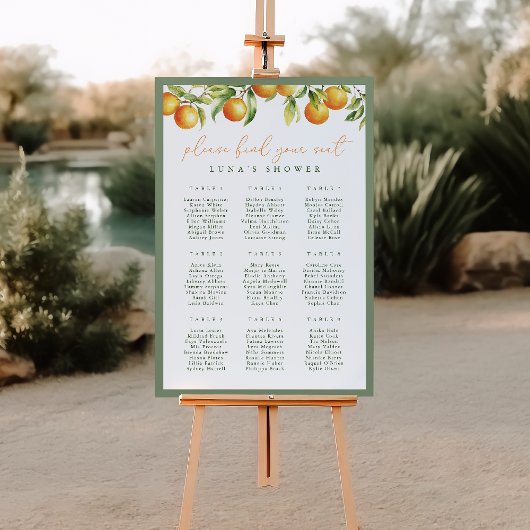 Eine kleine Süsse ist unterwegs, um Seekartenplaka Poster