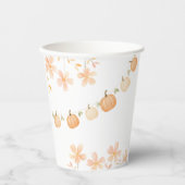 Eine kleine Süsse Kuchen backt | Babyparty Pappbecher (Vorderseite)