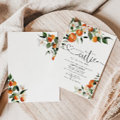 Eine kleine Süsse mit Baby-Dusche Einladung